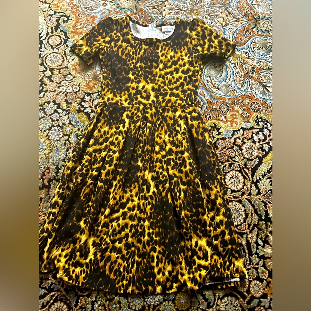 LULAROE leopard dress